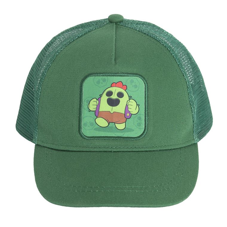 Cool Club, Sapca pentru baieti, verde, imprimeu Brawl Starss