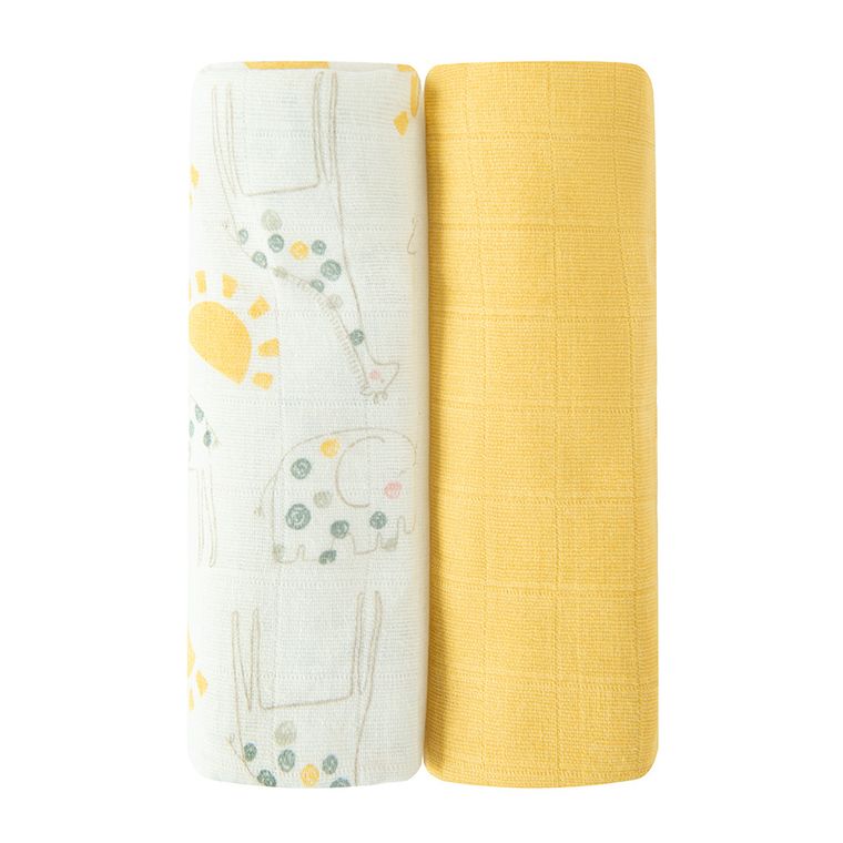 Cool Club, Scutece din tetra pentru bebelusi, mix, 70-80cm, set, 2 buc.