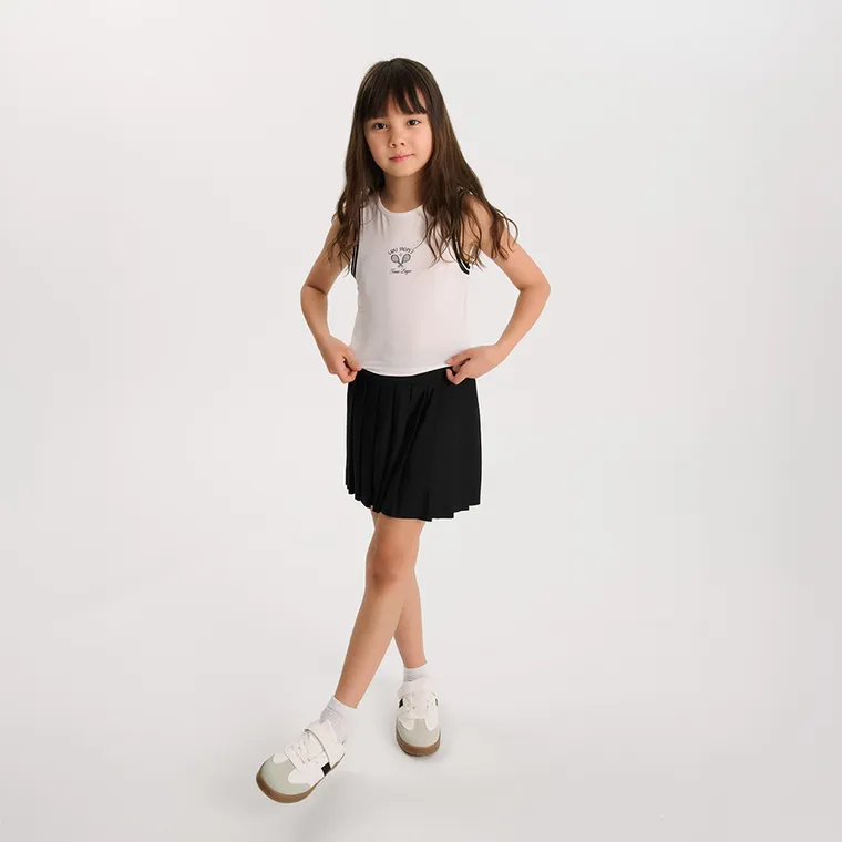 Cool Club, Set de tenis pentru fete, Top, Fusta cu pantaloni scurti, mix