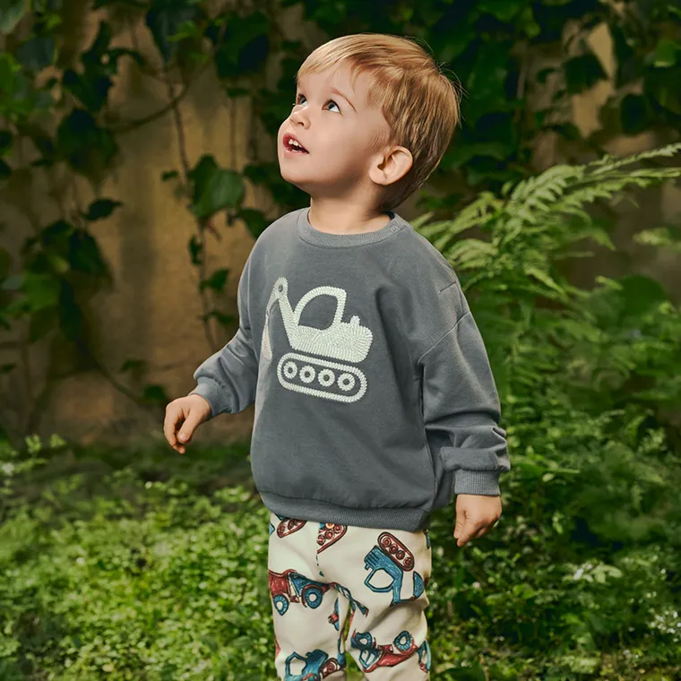 Cool Club, Set pentru baieti, Bluza, Colanti, din tricot striat, mix