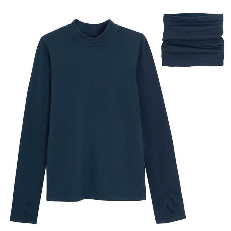 Cool Club, Set pentru baieti, Bluza, Fular circular, albastru