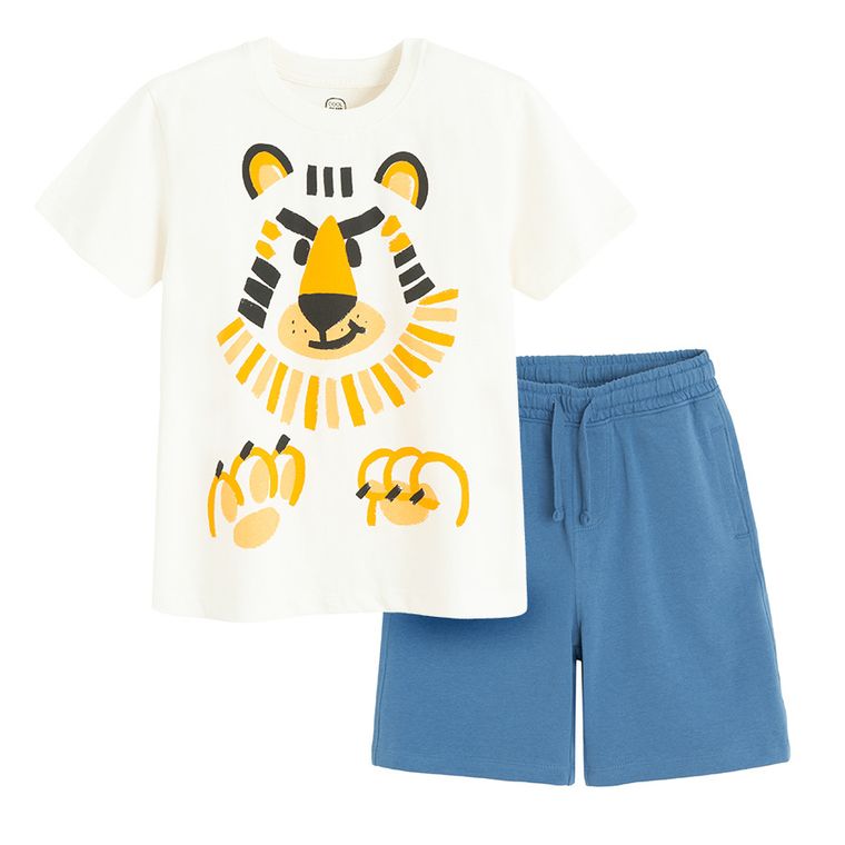 Cool Club, Set pentru baieti, Tricou, Pantaloni scurti, mix