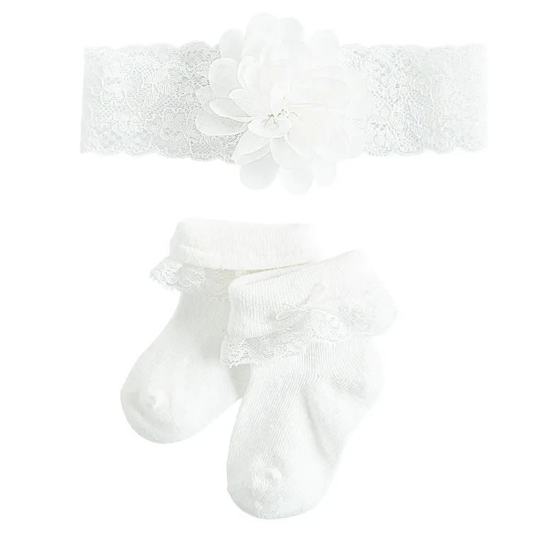 Cool Club, Set pentru fete, Bentita, Sosete, alb