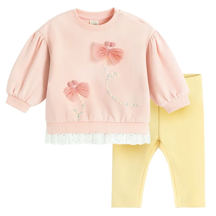 Cool Club, Set pentru fete, Bluza, Colanti, mix