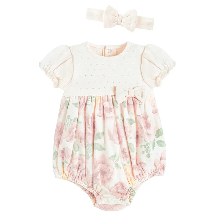 Cool Club, Set pentru fete, Body cu maneca scurta, Bentita, mix