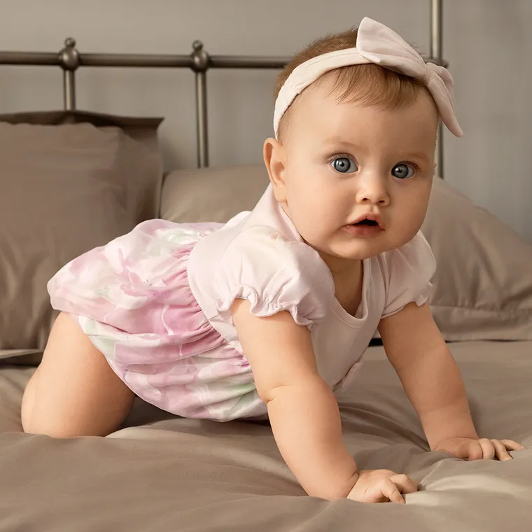 Cool Club, Set pentru fete, Body cu maneca scurta, Bentita, roz