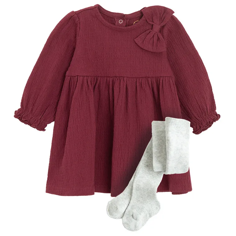 Cool Club, Set pentru fete, Rochie cu maneca lunga, Colanti, mix