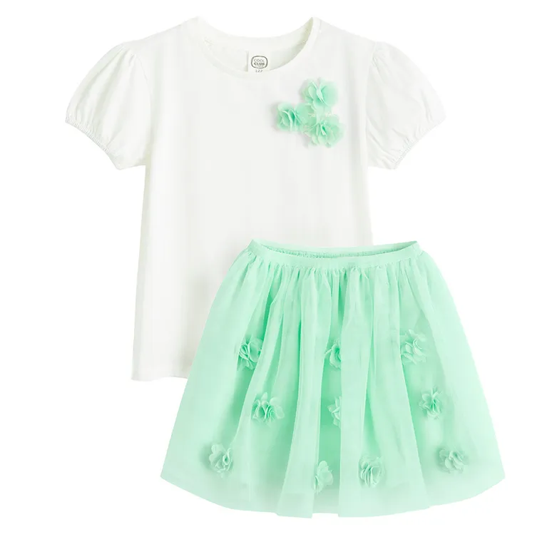 Cool Club, Set pentru fete, Tricou, Fusta, mix