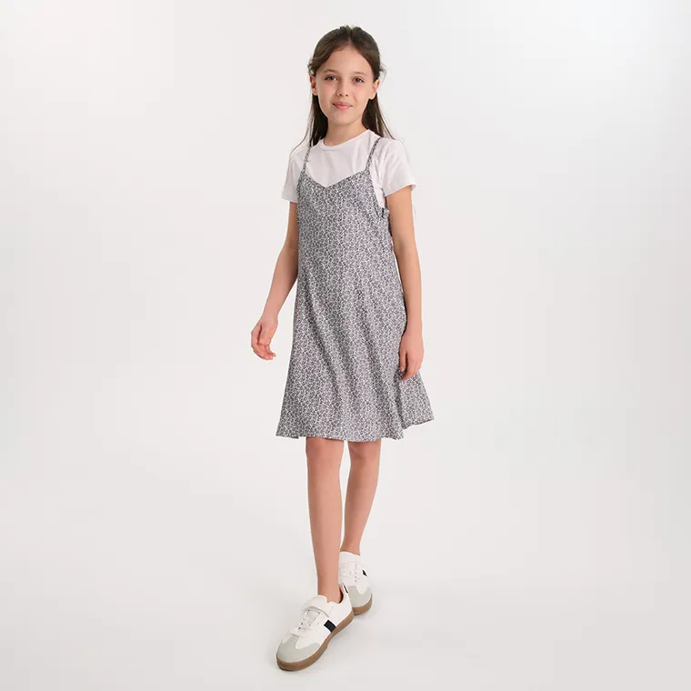 Cool Club, Set pentru fete, Tricou, Rochie cu bretele pentru fete, mix