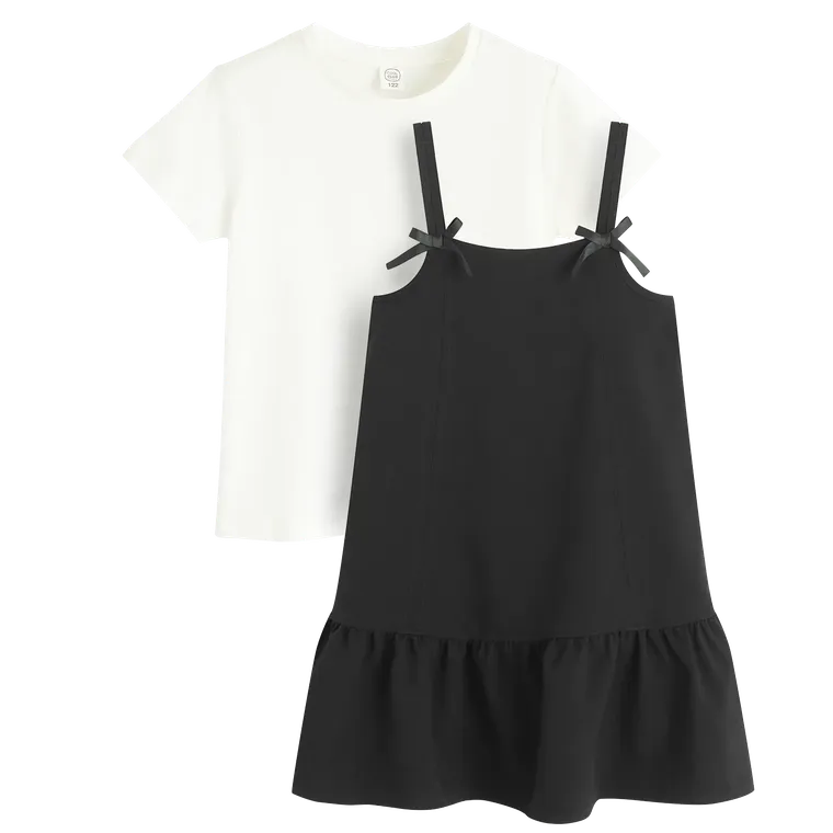 Cool Club, Set pentru fete, Tricou, Rochie cu bretele pentru fete, mix