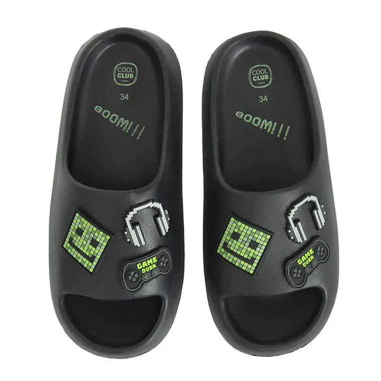 Cool Club, Slapi pentru baieti, negru