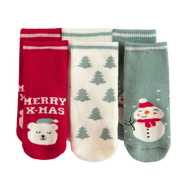 Cool Club, Sosete antiderapante pentru baieti, mix, set, 3 buc.