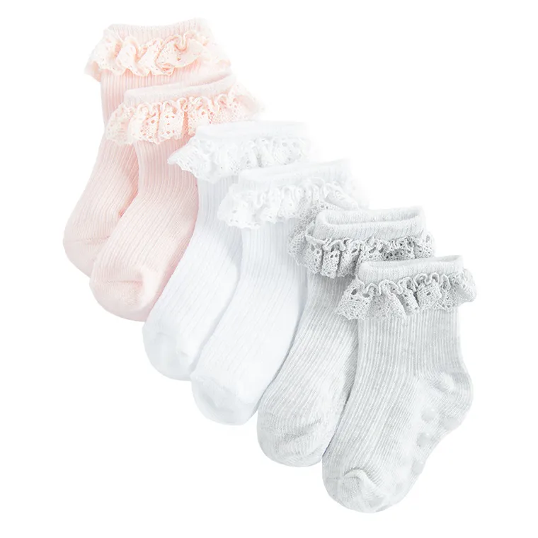 Cool Club, Sosete antiderapante pentru fete, mix, set, 3 buc.