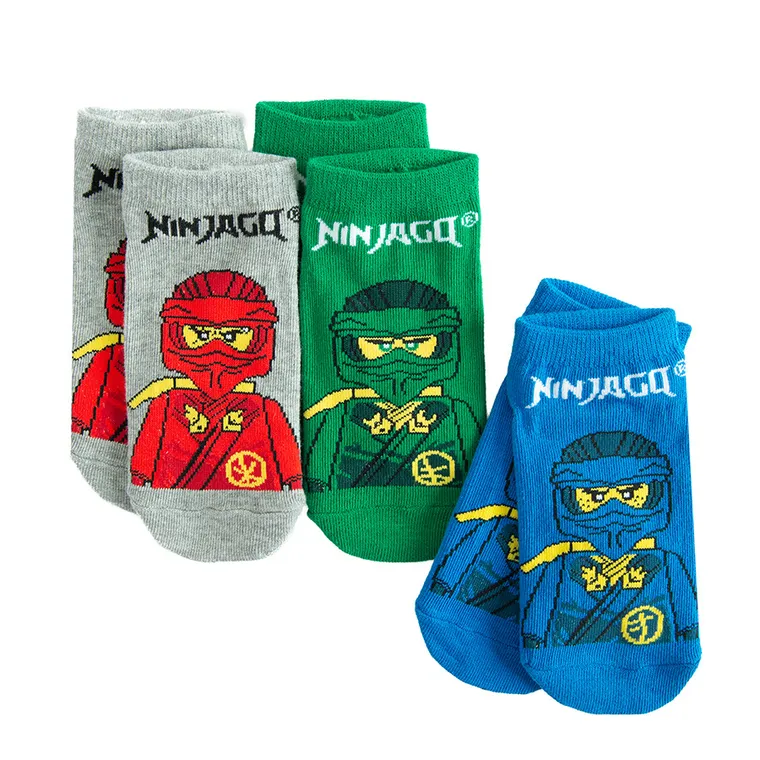 Cool Club, Sosete pentru baieti, mix, Lego Ninjago, set, 3 buc.