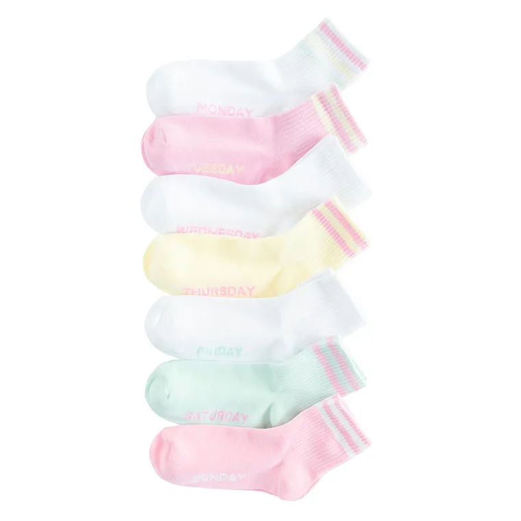 Cool Club, Sosete pentru fete, mix, set, 7 buc.