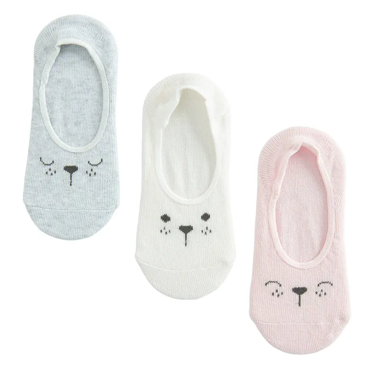 Cool Club, Sosete pentru fete, talpici pentru balerini, mix, set, 3 buc.