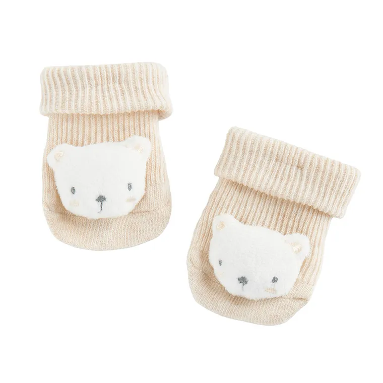 Cool Club, Sosete senzoriale pentru bebelusi, bej