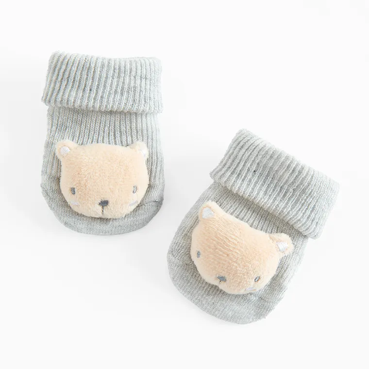 Cool Club, Sosete senzoriale pentru bebelusi, gri