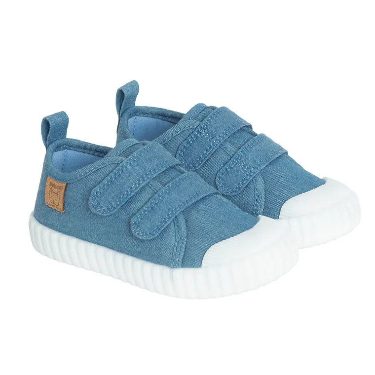 Cool Club, Tenisi pentru bebelusi, albastru, talpa Barefoot