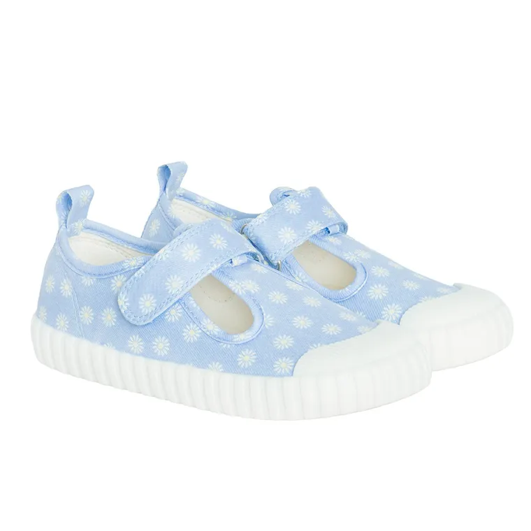 Cool Club, Tenisi pentru fete, albastru, talpa Barefoot