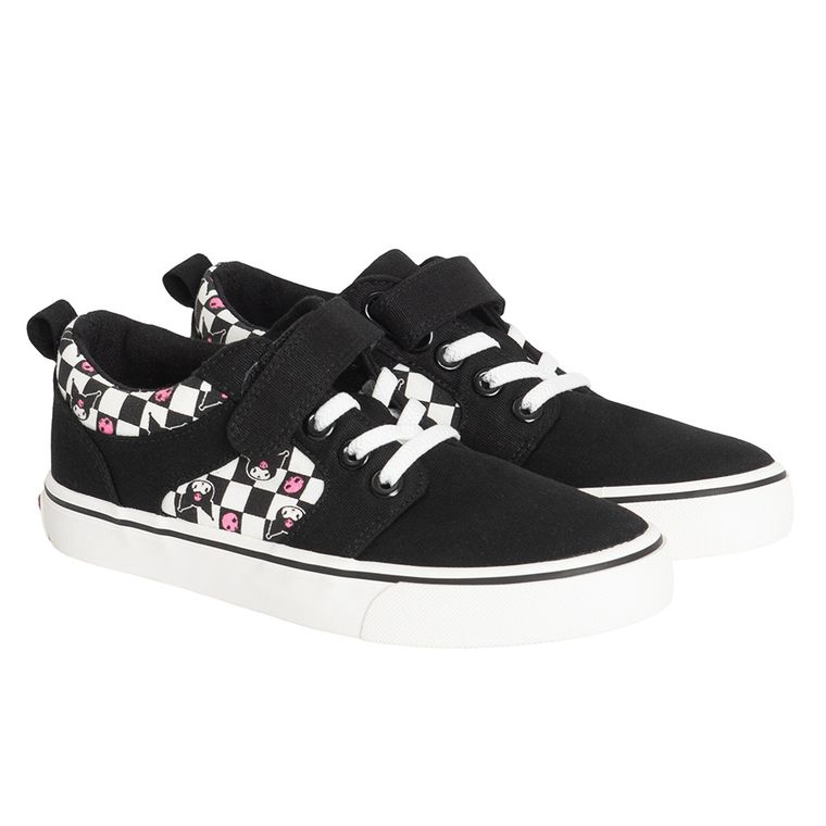 Cool Club, Tenisi pentru fete, negru, imprimeu Kuromi