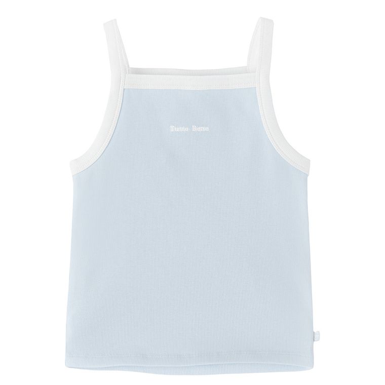 Cool Club, Top pentru fete, din tricot striat, albastru