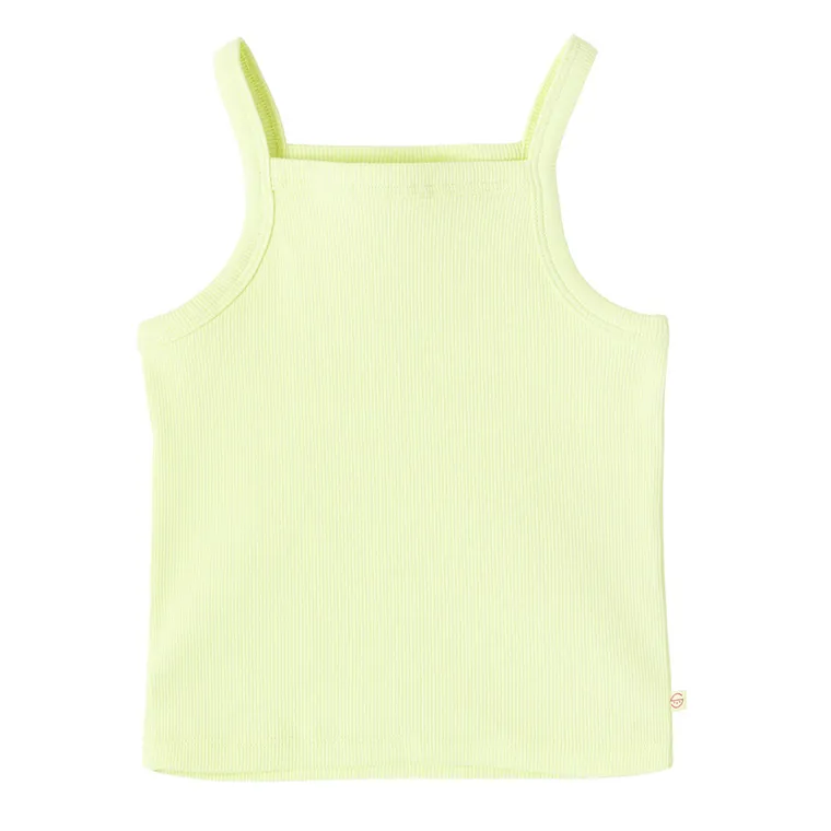 Cool Club, Top pentru fete, din tricot striat, verde lime