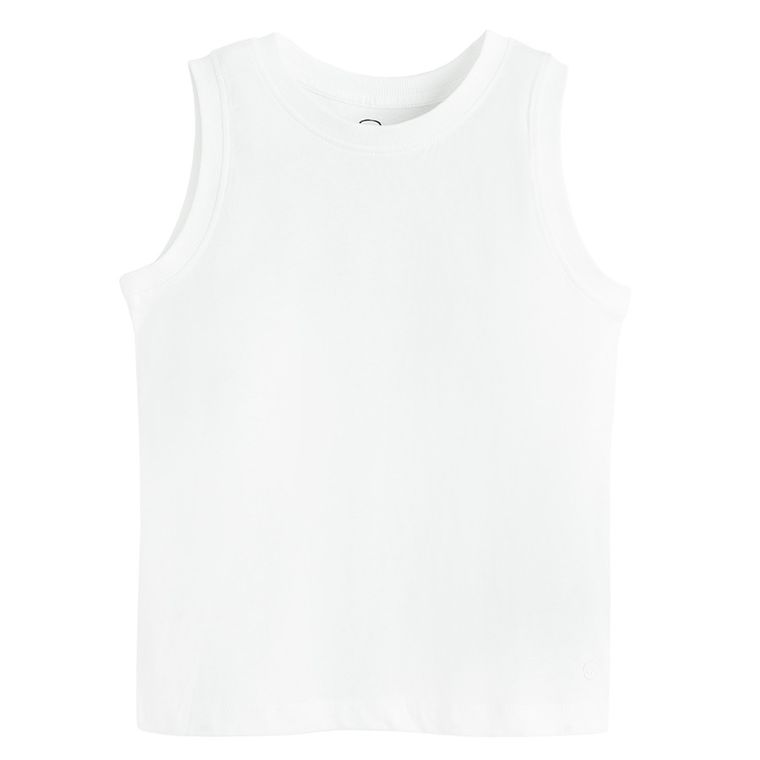 Cool Club, Tricou fara maneci pentru baieti, alb