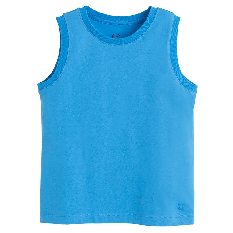 Cool Club, Tricou fara maneci pentru baieti, albastru