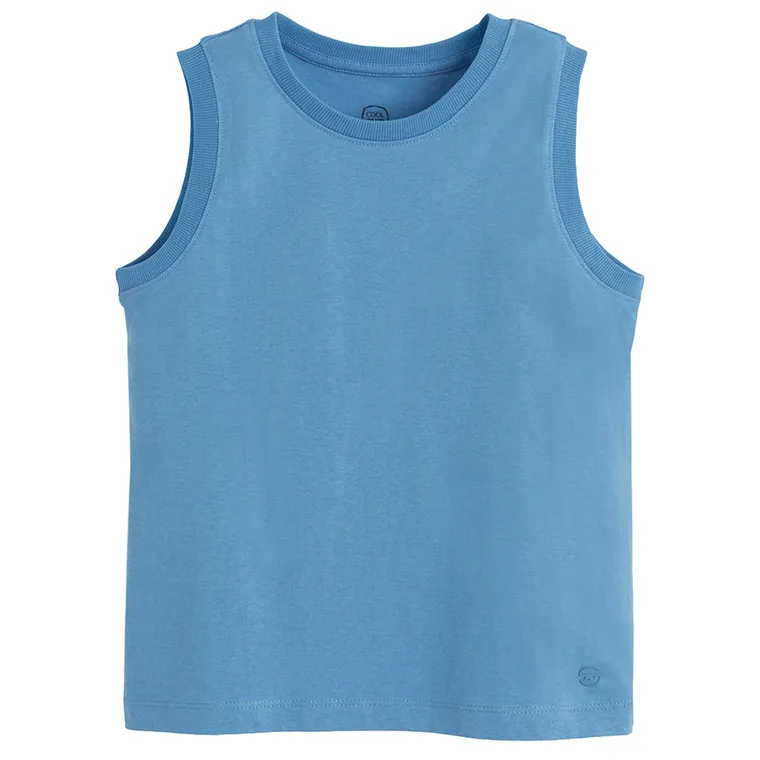 Cool Club, Tricou fara maneci pentru baieti, albastru
