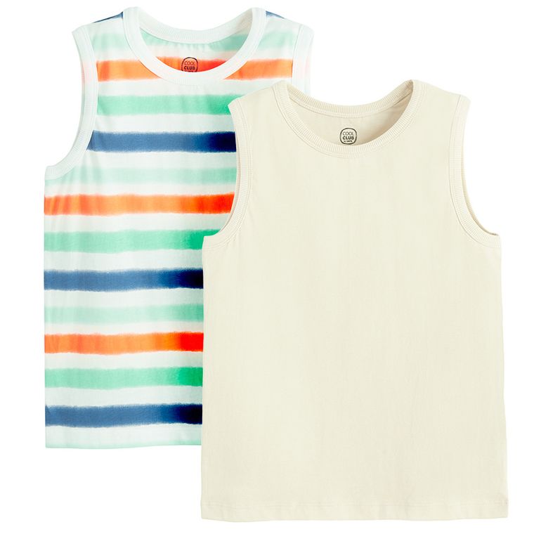 Cool Club, Tricou fara maneci pentru baieti, mix, set, 2 buc.