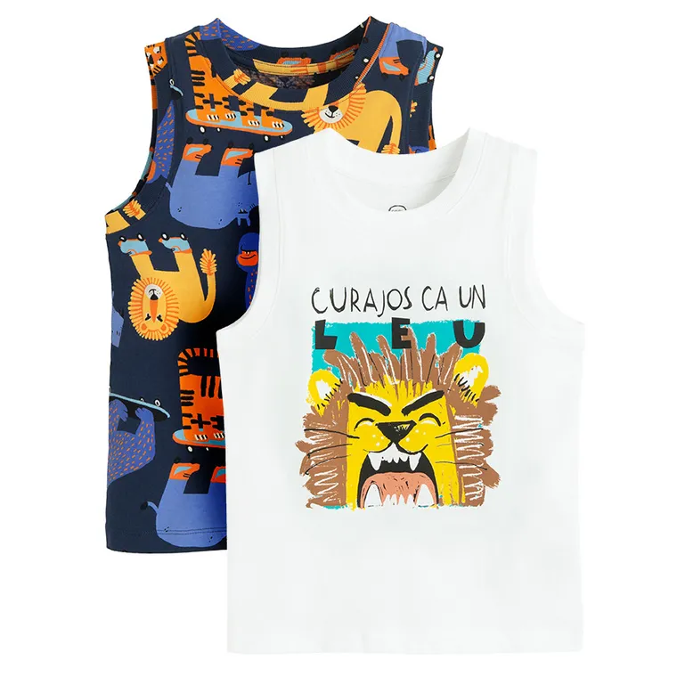 Cool Club, Tricou fara maneci pentru baieti, mix, set, 2 buc.