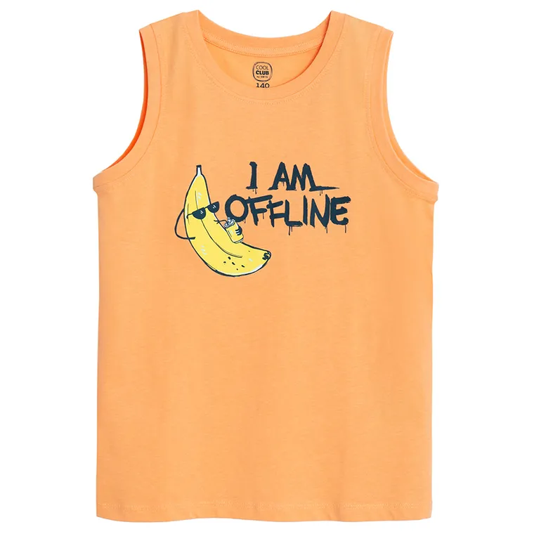 Cool Club, Tricou fara maneci pentru baieti, portocaliu