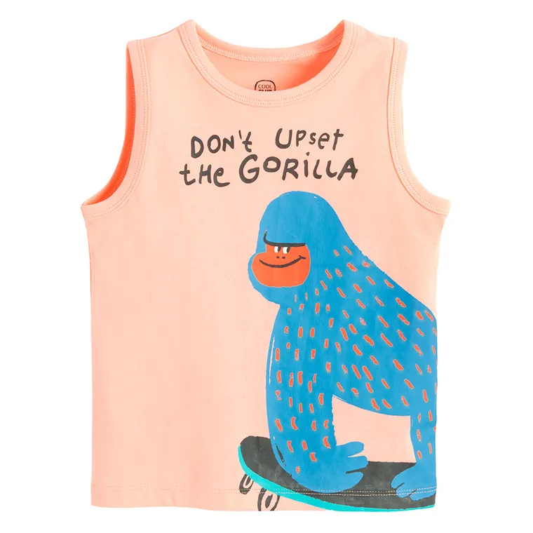 Cool Club, Tricou fara maneci pentru baieti, portocaliu