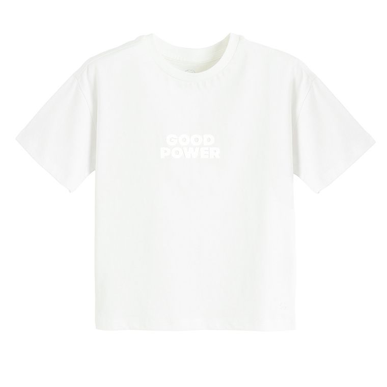 Cool Club, Tricou lejer pentru fete, alb