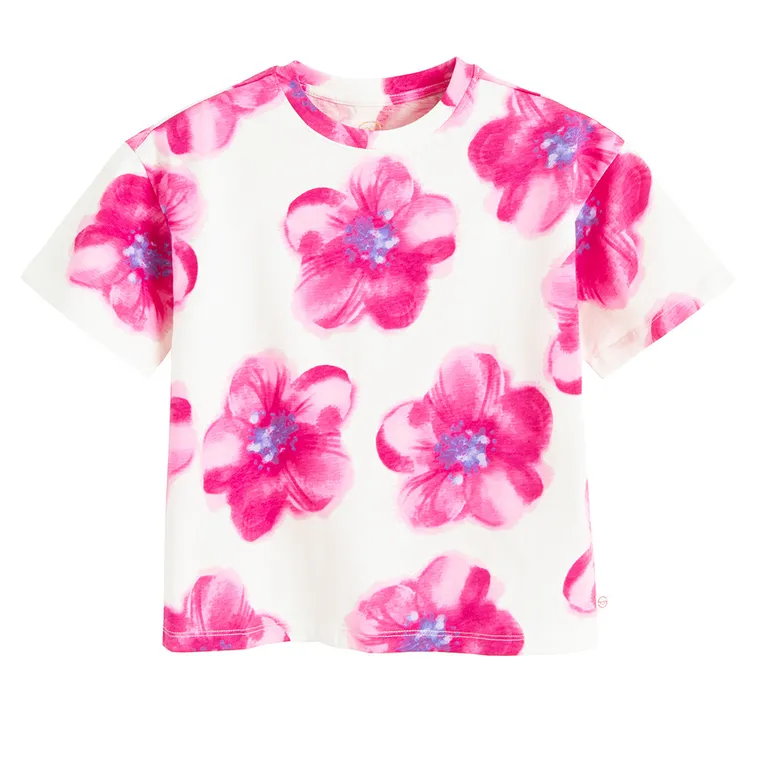 Cool Club, Tricou lejer pentru fete, alb