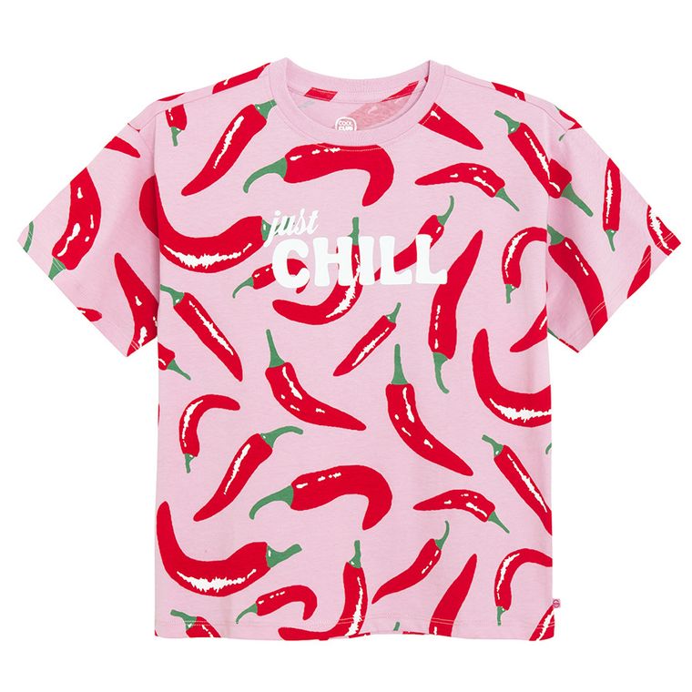 Cool Club, Tricou lejer pentru fete, roz