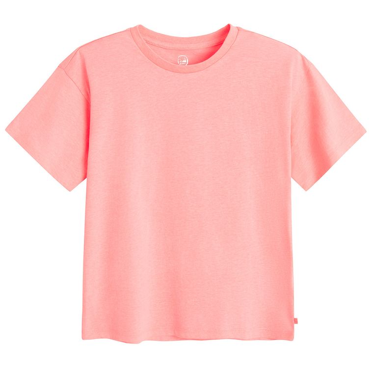 Cool Club, Tricou lejer pentru fete, roz fluo