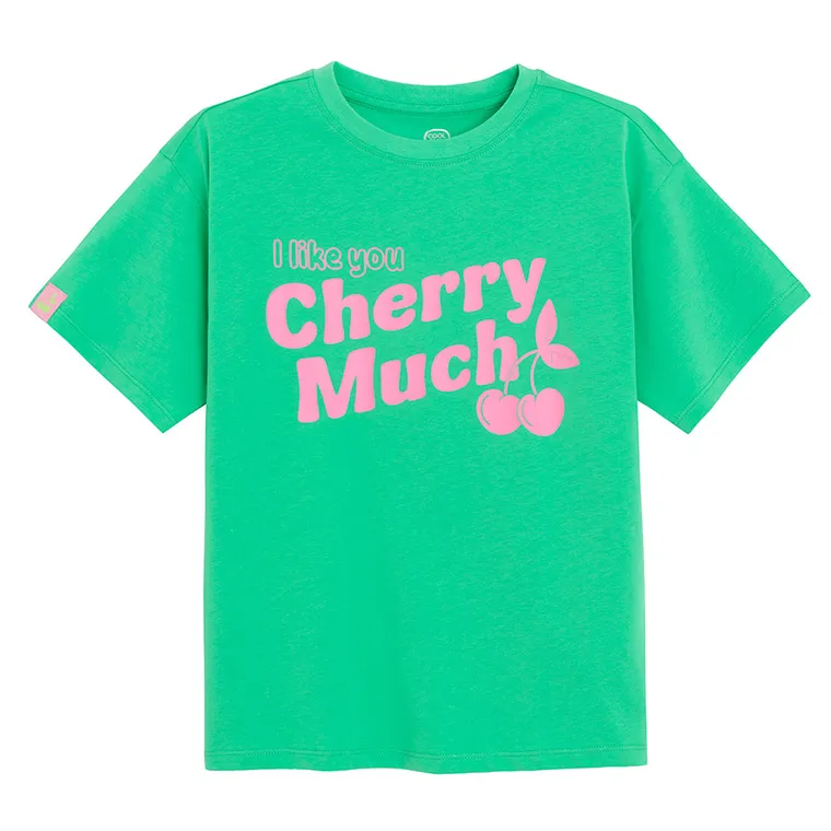 Cool Club, Tricou lejer pentru fete, verde