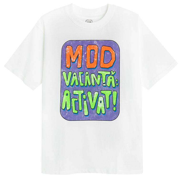 Cool Club, Tricou pentru baieti, alb