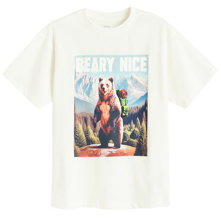 Cool Club, Tricou pentru baieti, alb