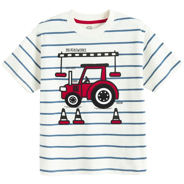 Cool Club, Tricou pentru baieti, alb