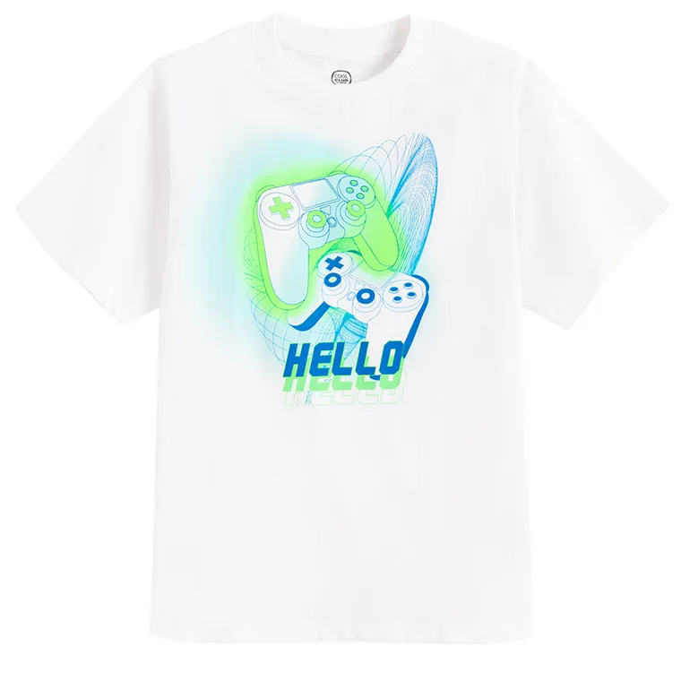 Cool Club, Tricou pentru baieti, alb