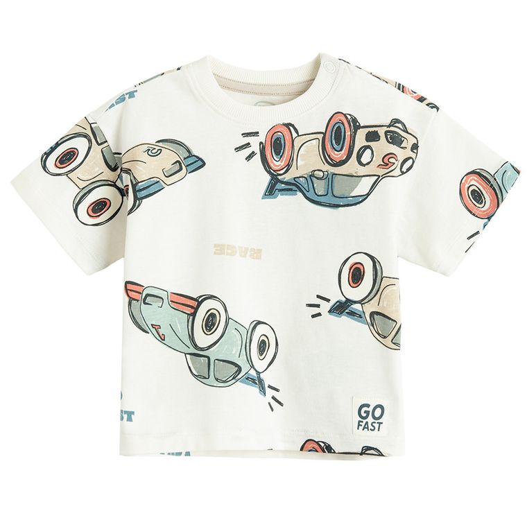 Cool Club, Tricou pentru baieti, alb