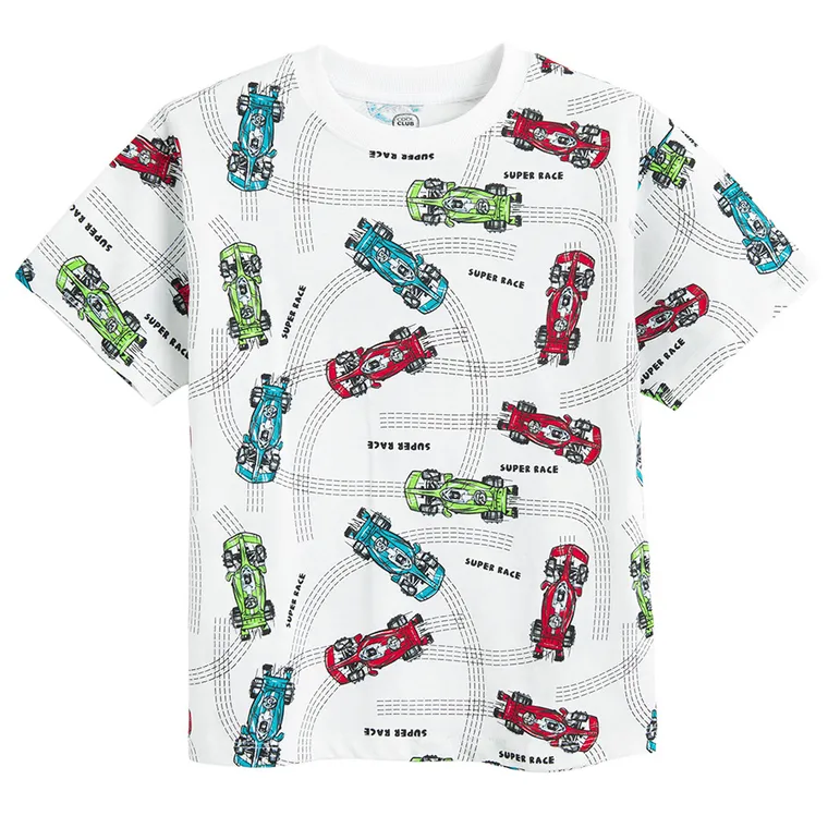Cool Club, Tricou pentru baieti, alb