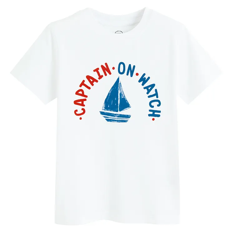 Cool Club, Tricou pentru baieti, alb