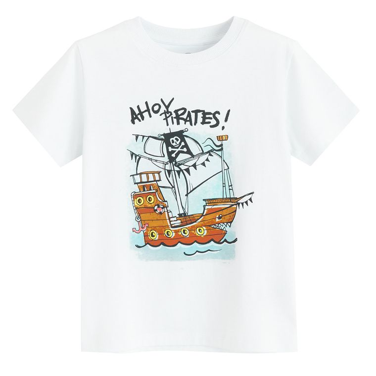 Cool Club, Tricou pentru baieti, alb