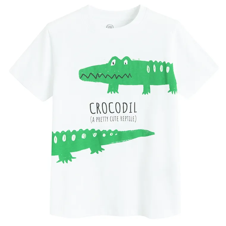 Cool Club, Tricou pentru baieti, alb