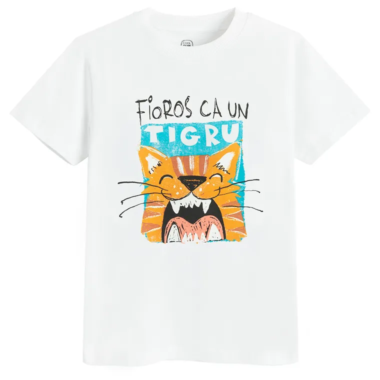 Cool Club, Tricou pentru baieti, alb