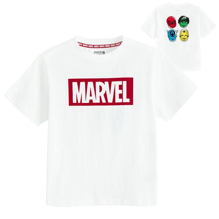 Cool Club, Tricou pentru baieti, alb, Marvel